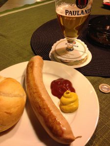 ドイツフランクフルトのビールとフランクフルト